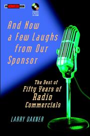 Cover of And now a few laughs from our sponsor by Larry Oakner