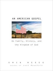Front cover of An American gospel by Erik Reece