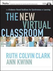 Cover of The new virtual classroom by Ruth Colvin Clark