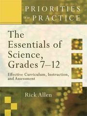 Cover of The essentials of science, grades 7-12 by Rick Allen