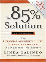 Cover of The 85% solution by Linda A. Galindo
