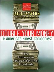 Cover of Double your money in America's finest companies by Bill Staton
