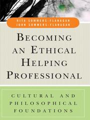 Cover of Becoming an Ethical Helping Professional by Rita Sommers-Flanagan