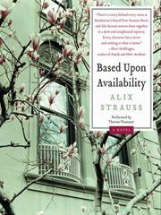 Cover of Based upon availability by Alix Strauss
