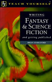 Front cover of Writing fantasy & science fiction, and getting published by Brian Stableford