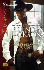 Front cover of Cole's Red-Hot Pursuit by Brenda Jackson