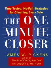 Cover of The one minute closer by James W. Pickens