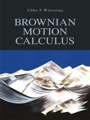 Front cover of Brownian motion calculus by Ubbo F. Wiersema