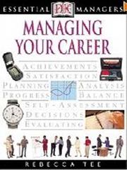 Front cover of Managing your career by Rebecca Tee