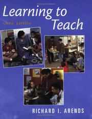 Cover of Learning to teach by Richard Arends