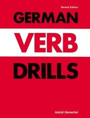 Cover of German Verb Drills (Language Verb Drills) by Astrid Henschel