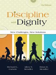 Cover of Discipline with dignity by Richard L. Curwin