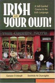 Front cover of Irish on your own! by Éamonn Ó Dónaill