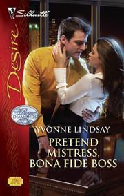 Cover of Pretend mistress, bona fide boss by Yvonne Lindsay