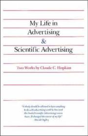 Cover of My Life in Advertising & Scientific Advertising by Claude C. Hopkins