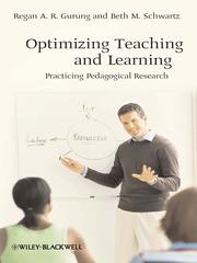 Cover of Optimizing Teaching and Learning by Regan A. R. Gurung