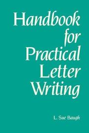 Front cover of Handbook for practical letter writing by L. Sue Baugh