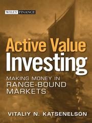 Cover of Active value investing by Vitaliy Katsenelson