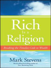 Front cover of Rich is a religion by Stevens, Mark