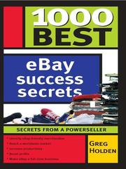 Front cover of 1000 best eBay powerseller secrets by Greg Holden