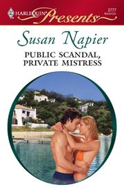 Front cover of Public scandal, private mistress by Susan Napier