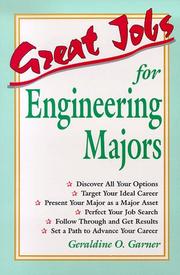 Cover of Great jobs for engineering majors by Geraldine O. Garner
