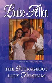 Cover of The Outrageous Lady Felsham by Louise Allen