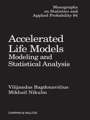 Cover of Accelerated life models by V. Bagdonavičius