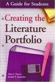 Front cover of Creating The Literature Portfolio by McGraw-Hill