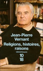 Cover of Religions, histoires, raisons by Jean-Pierre Vernant