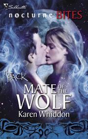 Front cover of Mate of the Wolf by Karen Whiddon