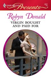 Front cover of Virgin Bought and Paid For by Robyn Donald