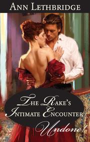 Front cover of The Rake's Intimate Encounter by Ann Lethbridge