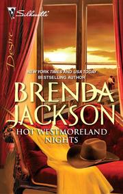 Front cover of Hot Westmoreland Nights by Brenda Jackson