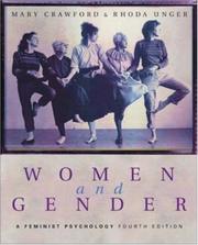 Front cover of Women and gender by Mary Crawford