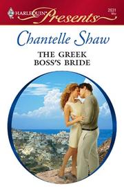 Cover of The Greek Boss's Bride by Chantelle Shaw