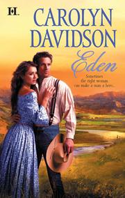 Cover of Eden by Carolyn Davidson