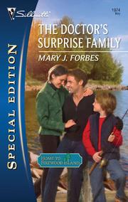Front cover of The Doctor's Surprise Family by Mary J. Forbes