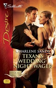Cover of Texan's Wedding-Night Wager by Charlene Sands