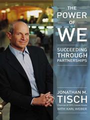 Front cover of The Power of We by Jonathan M Tisch