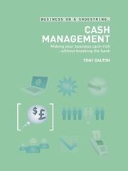 Cover of Cash Management by Tony Dalton
