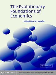Front cover of The Evolutionary Foundations of Economics by Kurt Dopfer