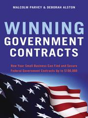 Cover of Winning Government Contracts by Malcolm Parvey