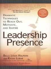 Front cover of Leadership Presence by Belle Halpern
