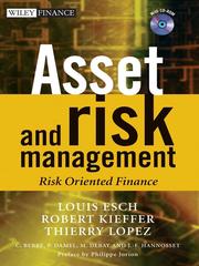 Front cover of Asset and Risk Management by Louis Esch