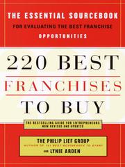 Front cover of 220 Best Franchises to Buy by The Philip Lief Group