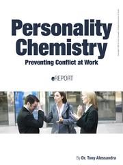 Front cover of Personality Chemistry by Tony Alessandra