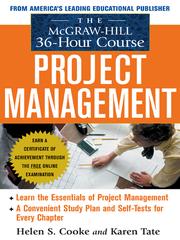 Front cover of The McGraw-Hill 36 Hour Project Management Course by Helen S Cooke