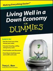 Front cover of Living Well in a Down Economy For Dummies® by Tracy Barr