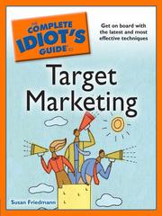 Front cover of The Complete Idiot's Guide to Target Marketing by Susan Friedmann